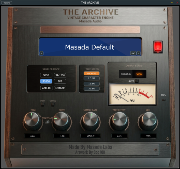 THE ARCHIVE V2:Vintage Character Engine Mac/ Windows Vst3, AU Plugin Standalone